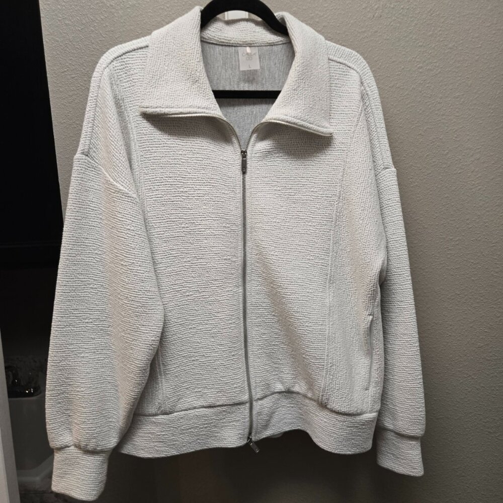 Women's CALIA Textured Zip Jacket - Medium Weight